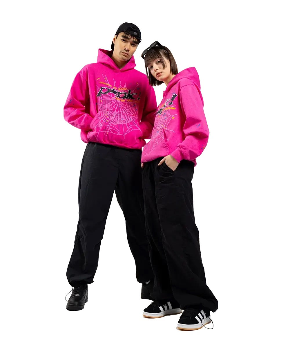 „Sp5der“ Hoodie Rosa