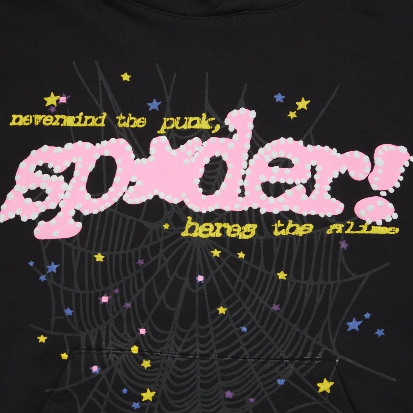 „Sp5der“ Hoodie Schwarz/Rosa