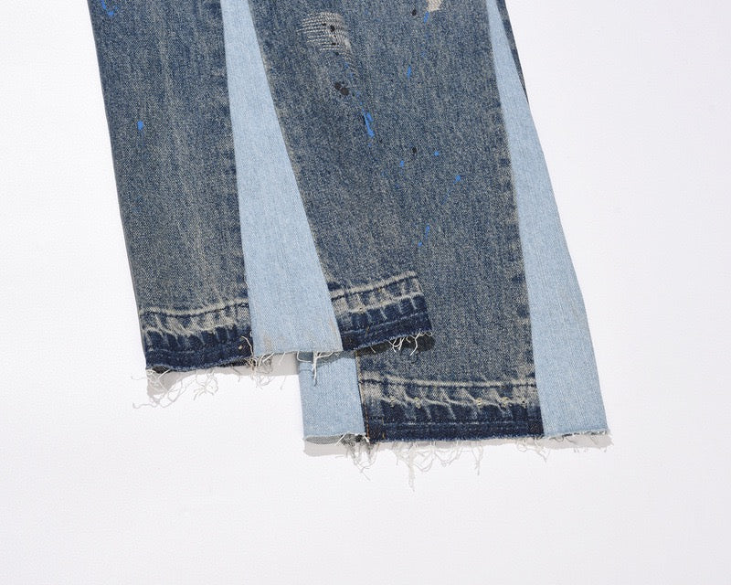 „Wavy“ Flared Denim