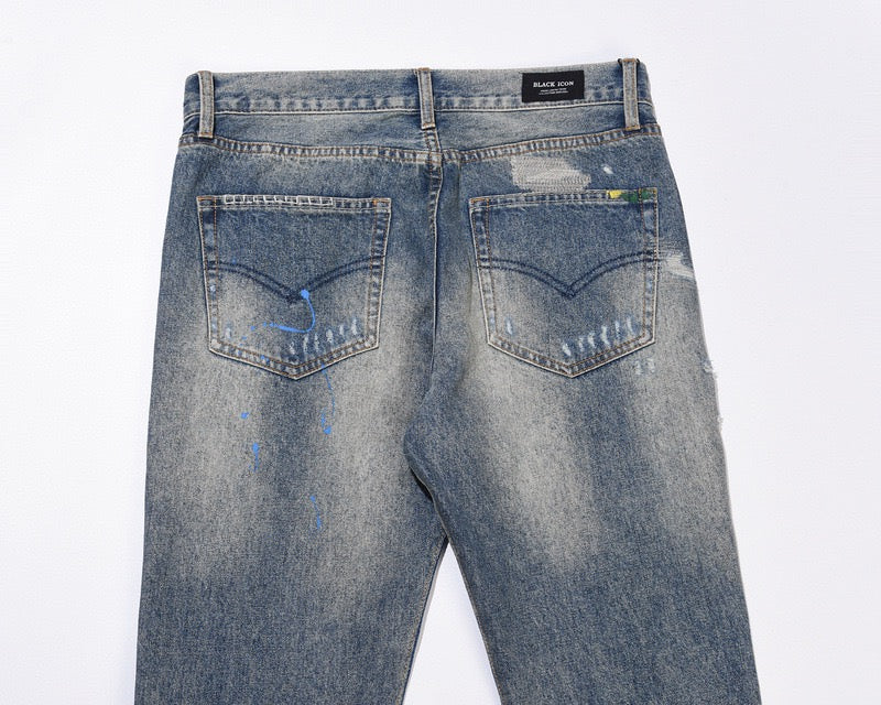 „Wavy“ Flared Denim