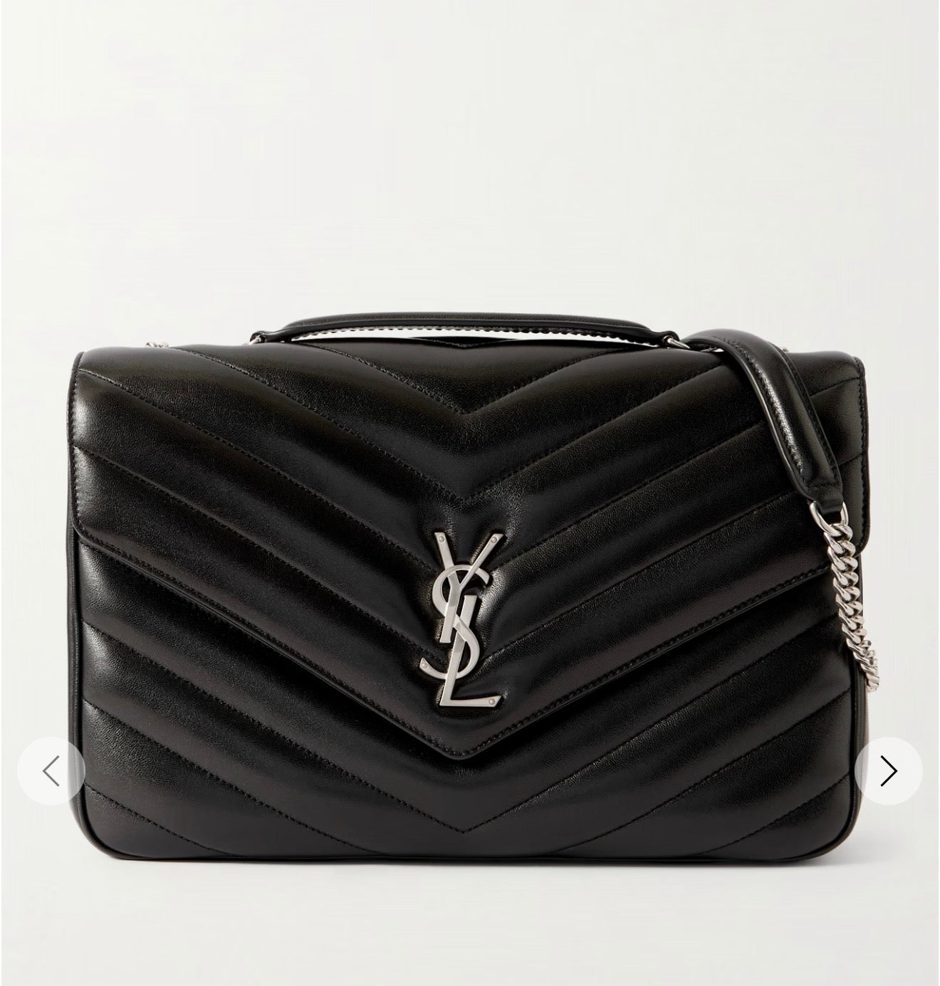 YSL TASCHEN SCHWARZ SILBER