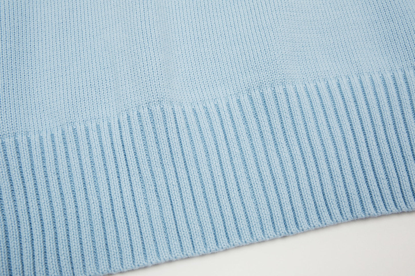 "Heart" - Pullover Babyblau