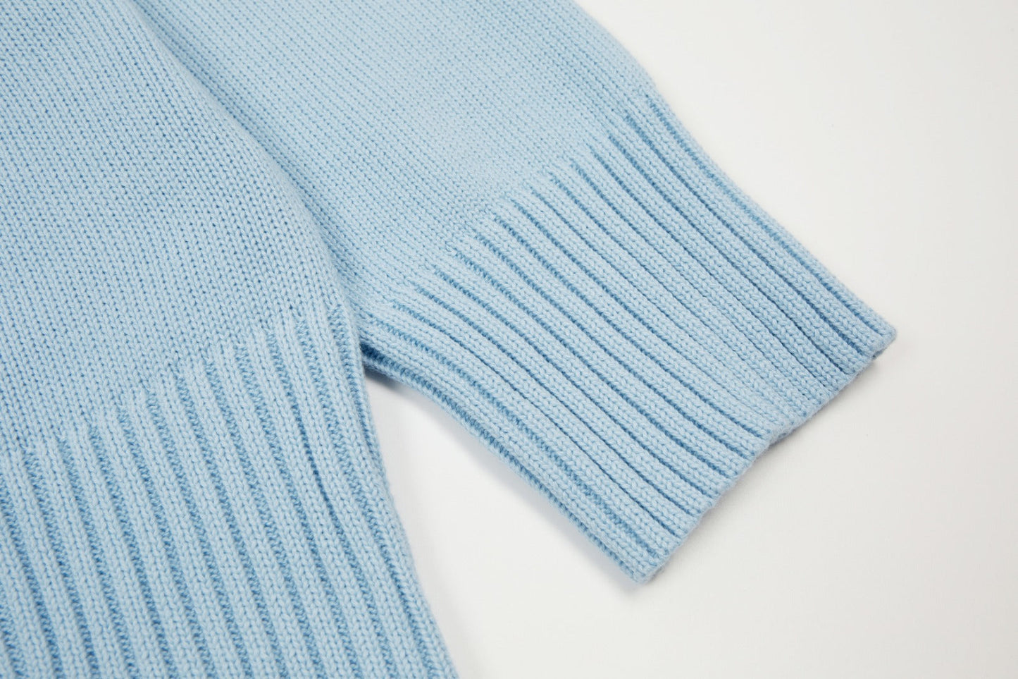"Heart" - Pullover Babyblau